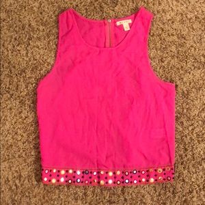 Miami Neon Pink Crop Top